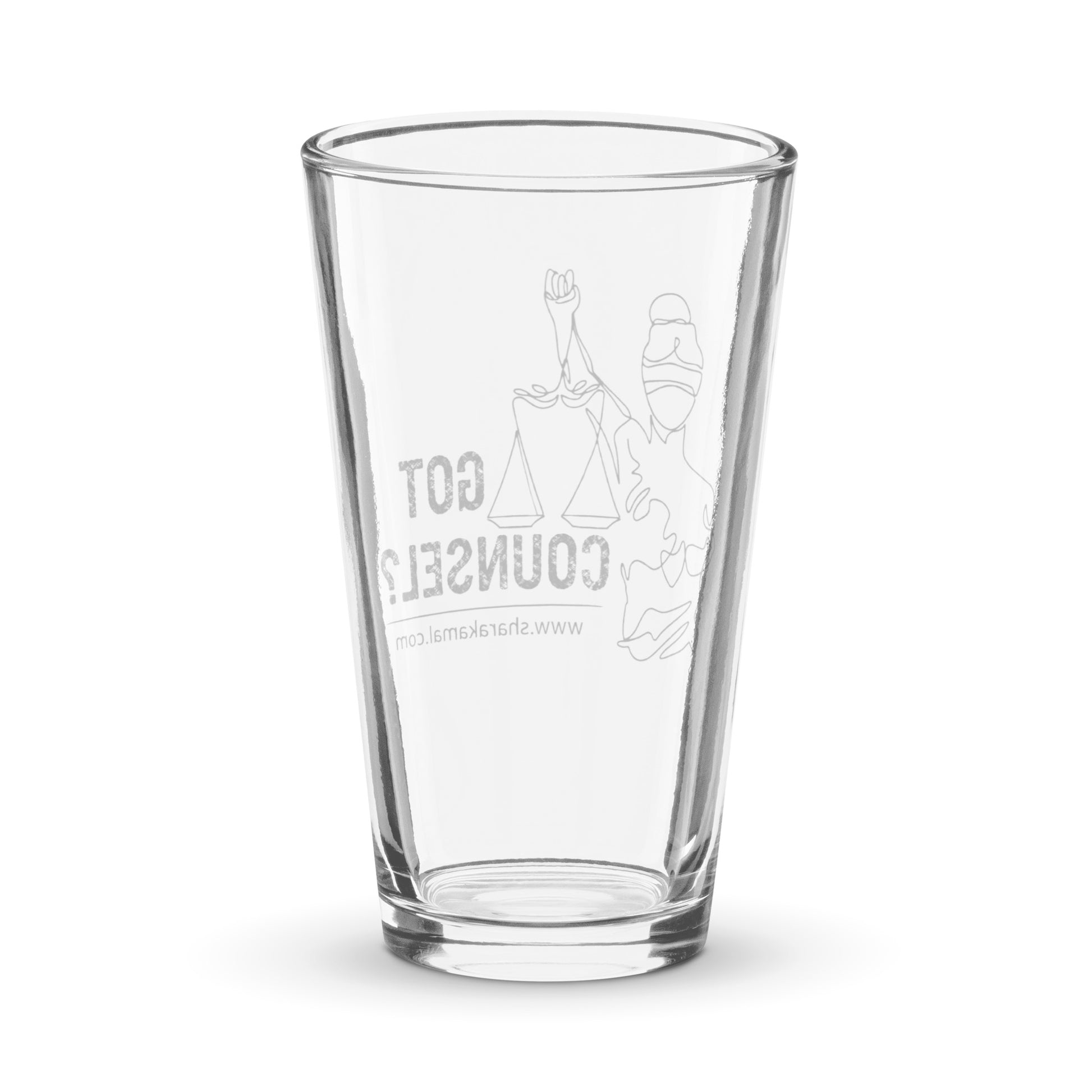 Got Counsel? Shaker Pint Glass image 4