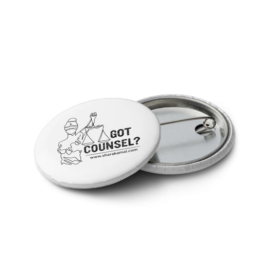 Got Counsel? Set of 5 Pin Buttons image 0