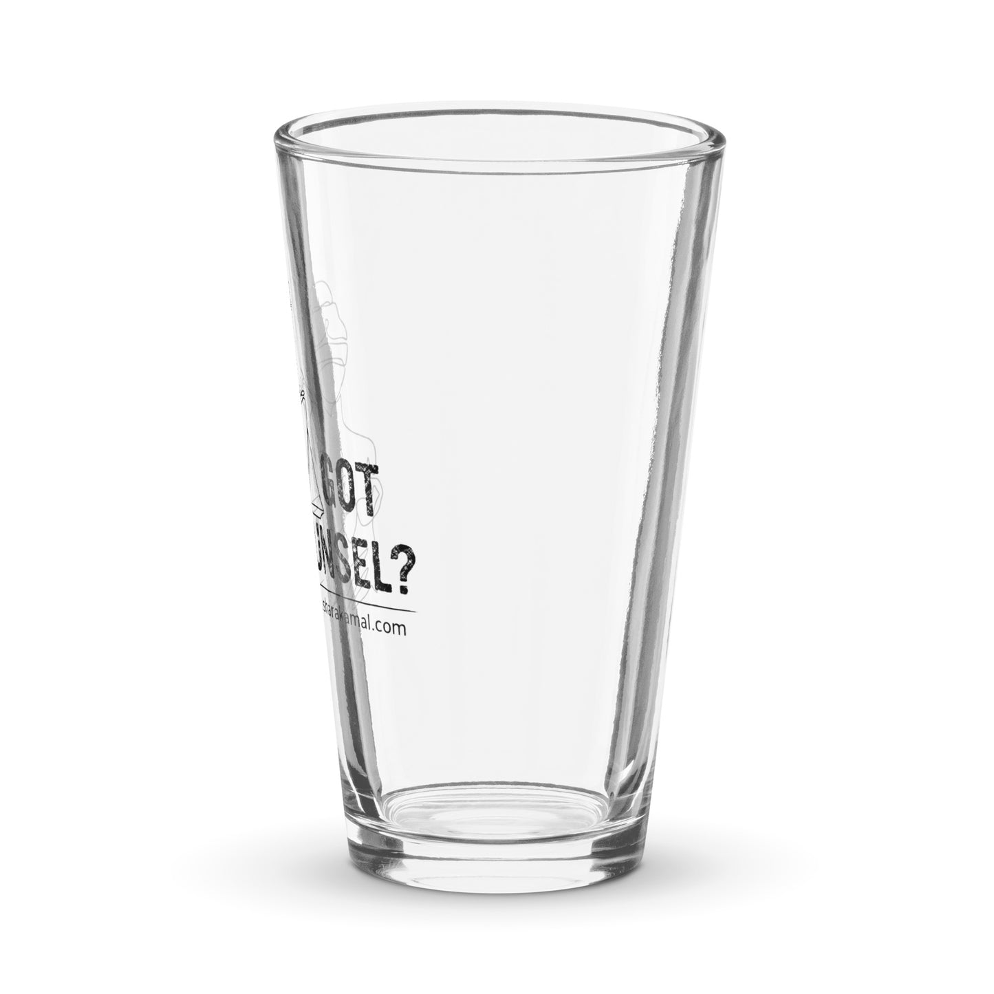 Got Counsel? Shaker Pint Glass image 6